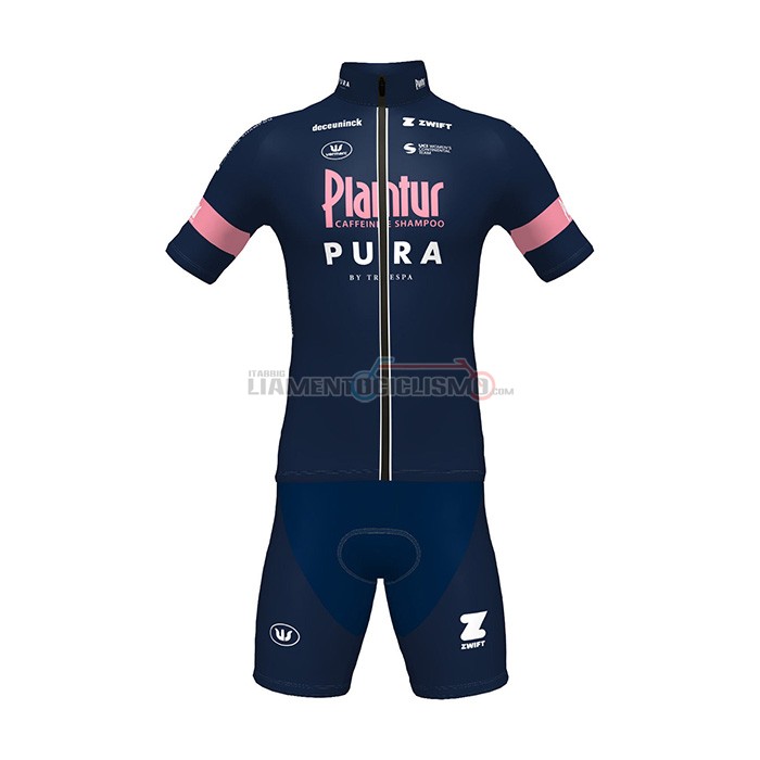 Abbigliamento Ciclismo Plantur Manica Corta 2022 Pura Scuro Blu